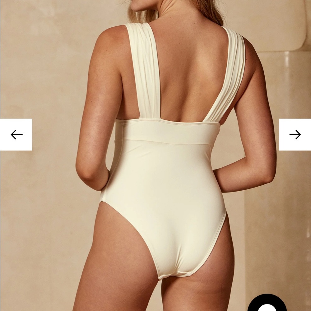 Monday Swimwear- ARUBA ONE PIECE - IVORY- Small - Picture 2 of 8